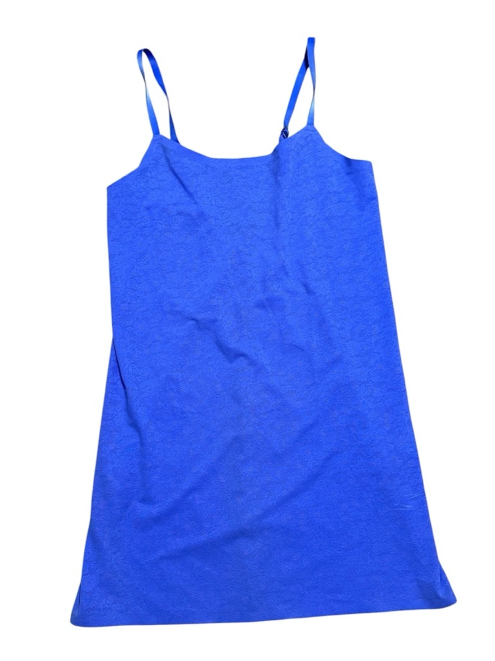Aerie Smoothez Lace Blue Dress sheer lingerie shapewear slip dress size Large